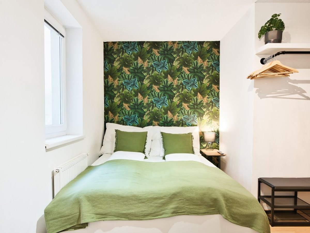 Dasselbe Zimmer eingerichtet auf Hotelstandard