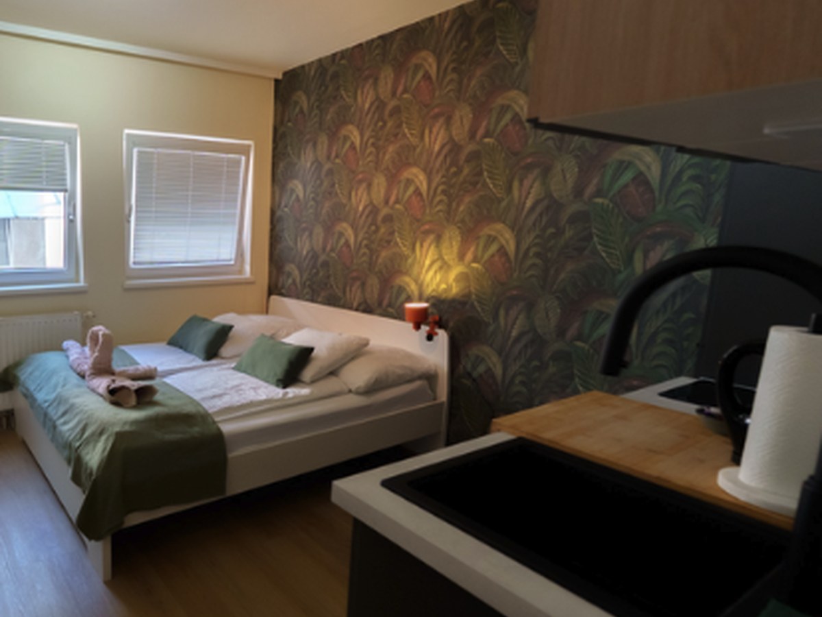 Dasselbe Apartment vollständig eingerichtet auf Hotelstandard